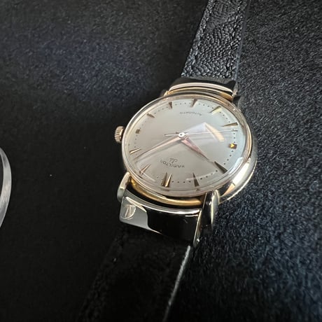 Hamilton  cld Automatic 14K gold hooded lug ヴィンテージ