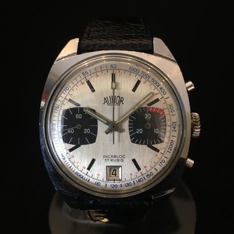 バルジュー 7734  ALIHOR クロノグラフ