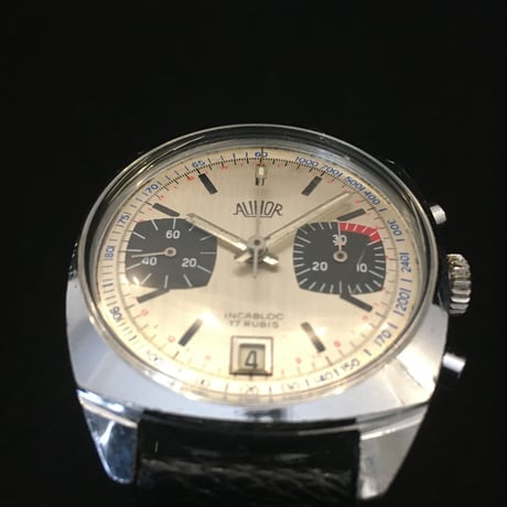 バルジュー 7734  ALIHOR クロノグラフ