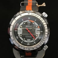 70年代 ダイバー Taunus World Time  Cal FE140-1B デッドストック