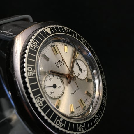 BWC ダイバー クロノグラフ  バルジュー 7733