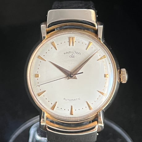Hamilton  cld Automatic 14K gold hooded lug ヴィンテージ