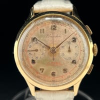 18金無垢 ヴィンテージ クロノグラフ 18K Gander