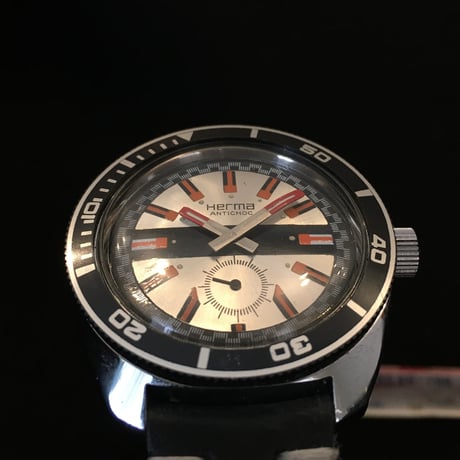 70年代 ダイバー Herma Cal. FE 233-68 デッドストック