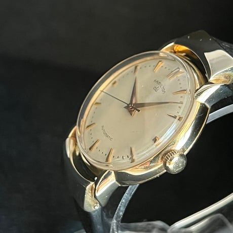 Hamilton  cld Automatic 14K gold hooded lug ヴィンテージ
