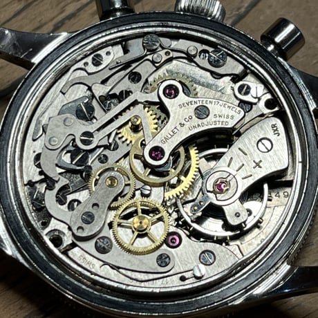 ギャレット Gallet フライング オフィサー ヴィンテージ クロノグラフ