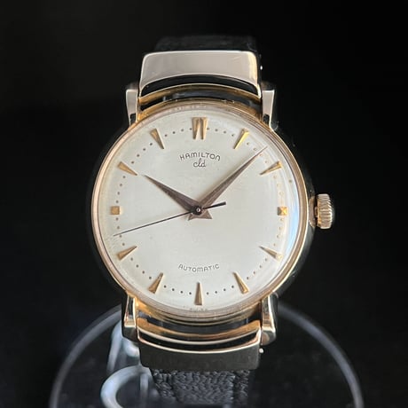 Hamilton cld Automatic 14K gold hooded lug ヴィン