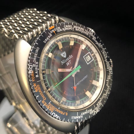 Nivada World Time Travelmaster Alarm