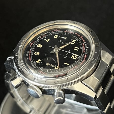 ギャレット Gallet フライング オフィサー ヴィンテージ クロノグラフ