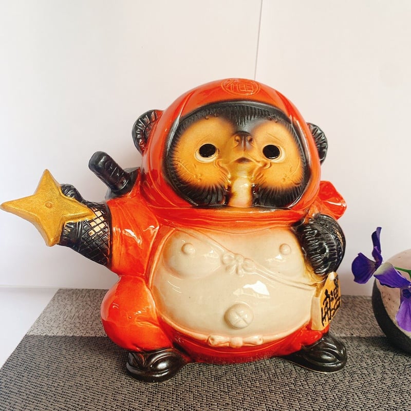 たぬきページ 忍者狸くノ一 7号 赤色 | たぬき村オンラインショップ