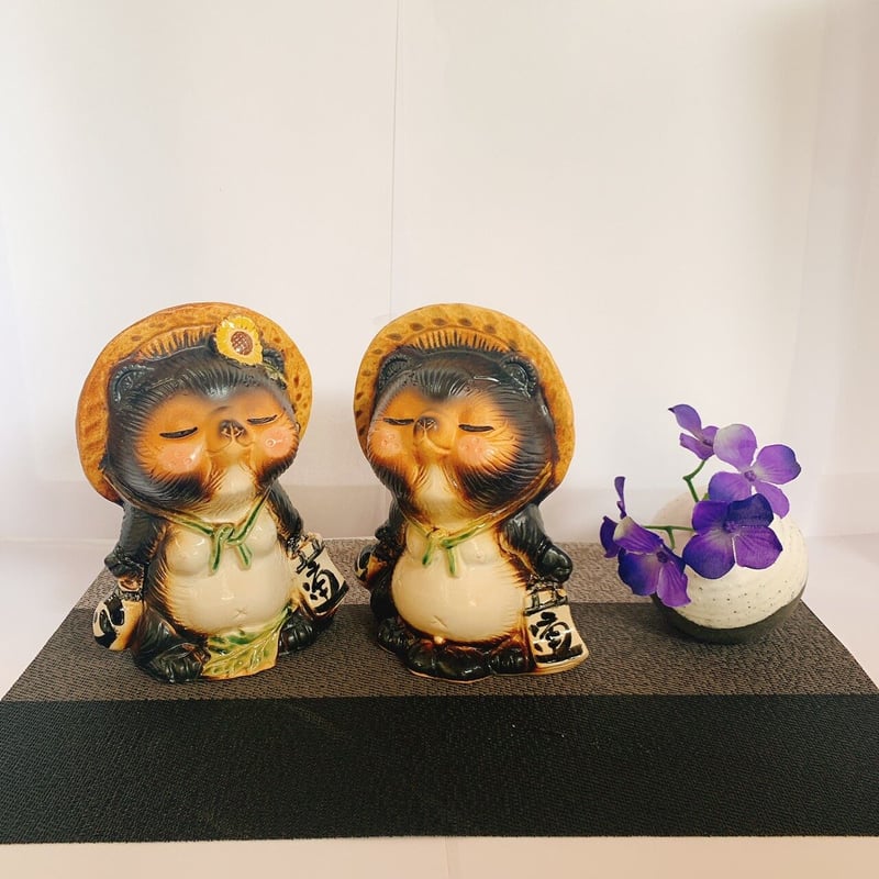 キス狸 6号（オス・メスペア） | たぬき村オンラインショップ