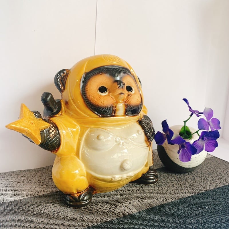 忍者狸くノ一 7号 黄色 | たぬき村オンラインショップ