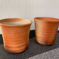 『たぬき村 オリジナル』　湯呑み　(特大)　①