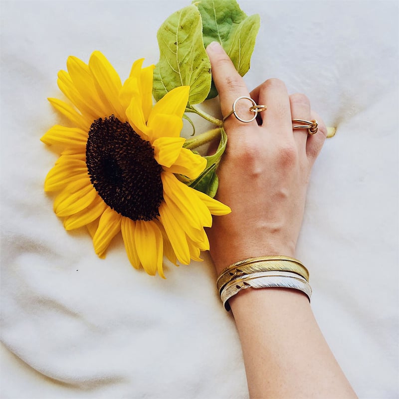 キングレオンブレス「鷹の羽根」シルバー 女性用（ギザ有り） | Reon 