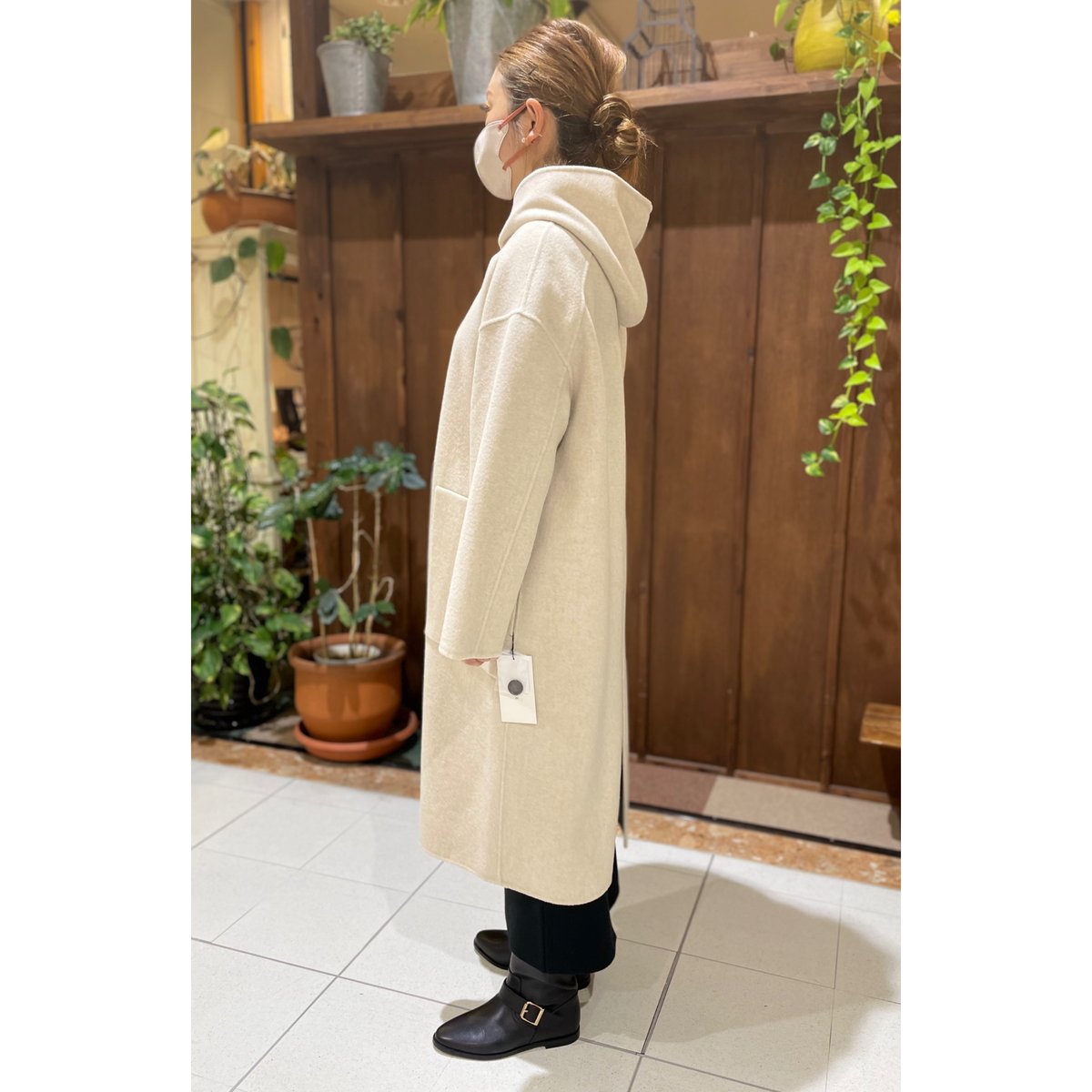 49500円新品クロシェ【 CLOCHE 】2wayウールロングコート fit=scale-down,w=1200