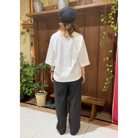 CHIGNON 配色ピンストライプパンツ