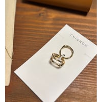 CHIGNON ニュアンスピンキーセットリング