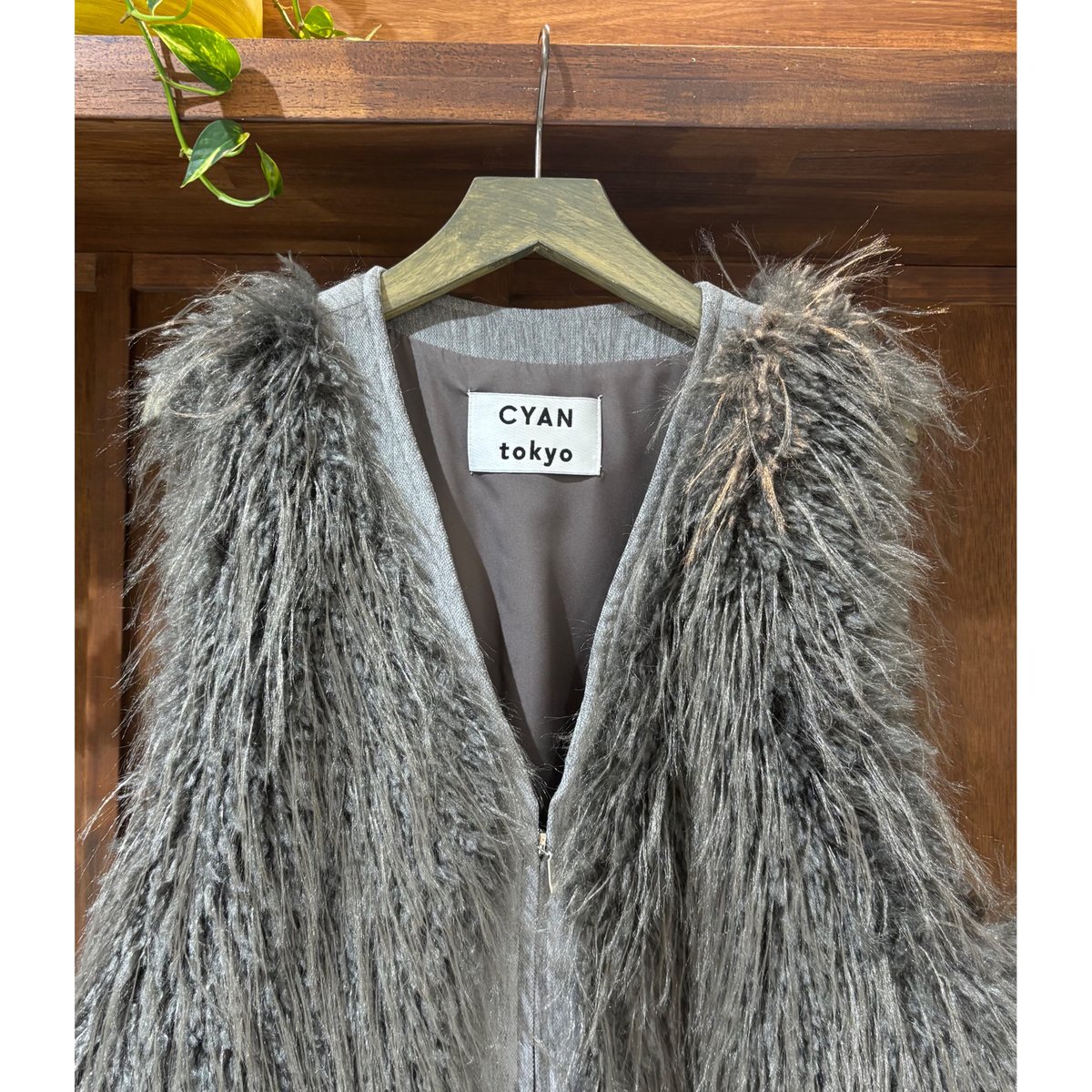 CYAN TOKYO ミックスファーzipベスト | selectshop_freedom