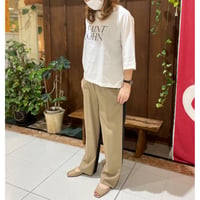 CHIGNON 配色ピンストライプパンツ