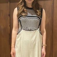 CHIGNON  ジャガード編みノースリーブニット