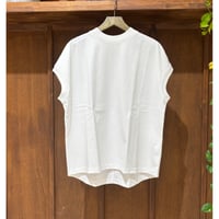 CLOCHE  モックネック無地Tee