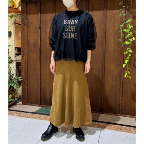 CLOCHE  ニットフレアスカート