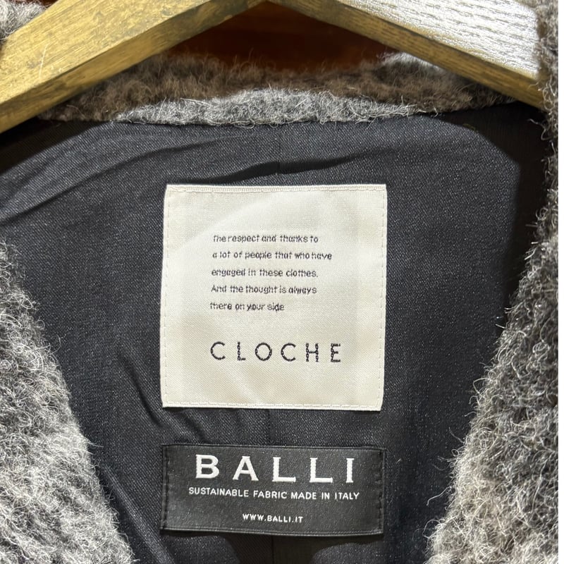 CLOCHE チェックシャギーコート | selectshop_freedom STORE