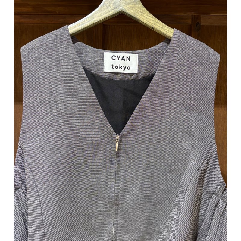 ★タグ付き新品★コラボ ベスト CYAN TOKYO×champdelarose 楽天市場】CYAN TOKYO（シアン トーキョー） バックオーバー