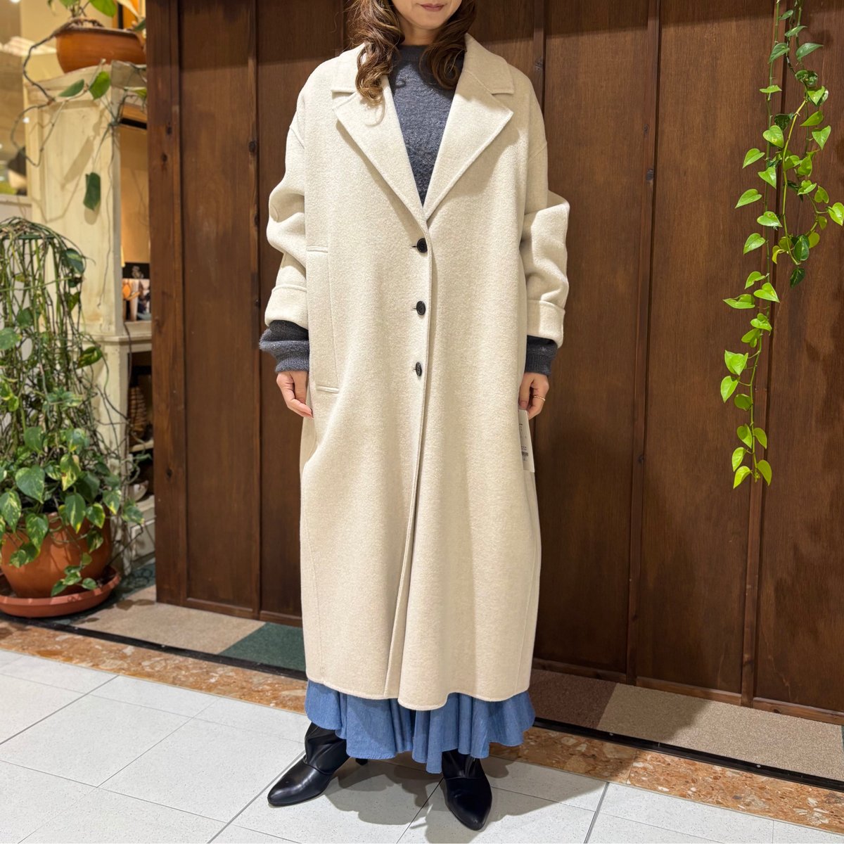 CLOCHE ウールロングコート | selectshop_freedom STORE