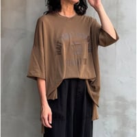 flamingofirm  VネックニットビッグTee