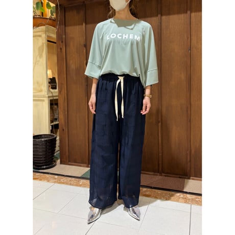 CLOCHE  ロゴ7分袖トップス
