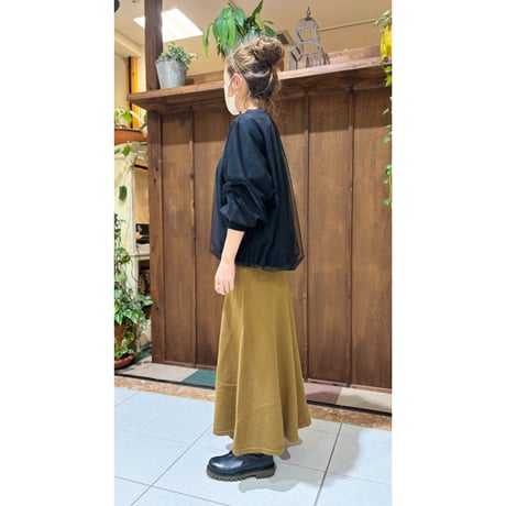 CLOCHE  ニットフレアスカート