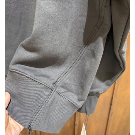 CLOCHE  サイドジップ無地スウェット