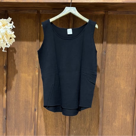 ANDMARY ネイビー タンクトップ 新品未使用】andmary Mary logo ribbon tank navy アンドマリー