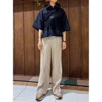 JUDDYCORN   フレンチリネンラインパンツ