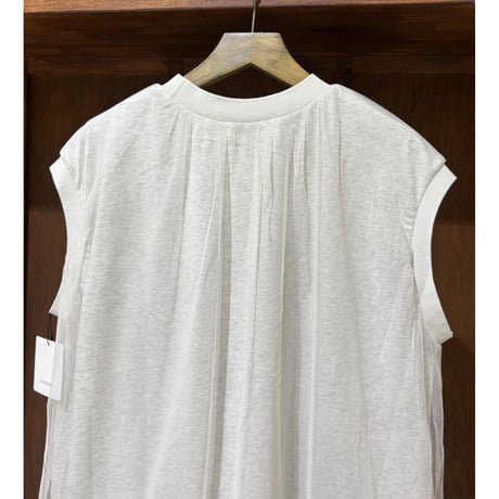CLOCHE  チュール付きトップス