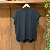 CLOCHE  モックネック無地Tee