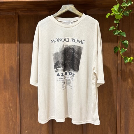 CHIGNON   PHOTOシアーTee (ベージュ)