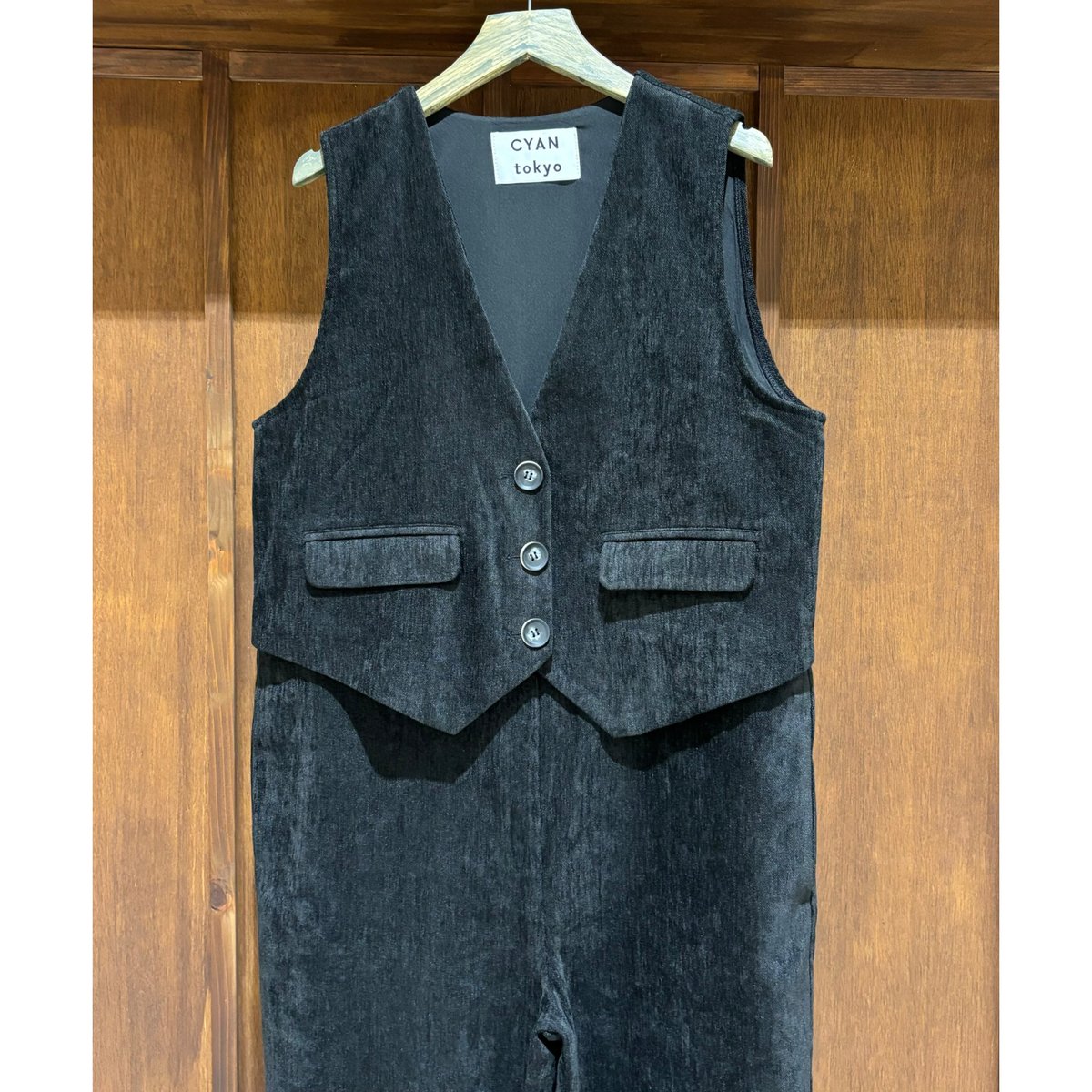 CYAN TOKYO スラブモールコンビベストサロペ | selectshop_freedo
