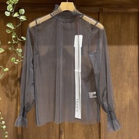TRANOI.  チュールシアートップス