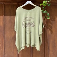 flamingofirm  ニットポンチョTee
