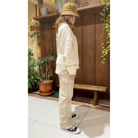 flamingofirm  細コーデュロイカーゴパンツ