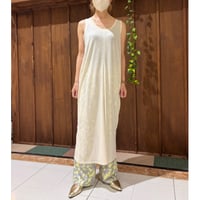 YENN  SHEER RIB MAXI OP
