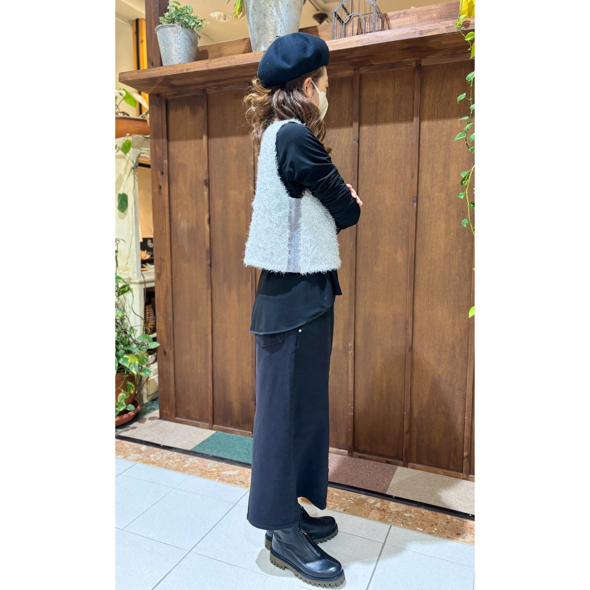 CYAN TOKYO スパークルシャギーニットベスト | selectshop_freed