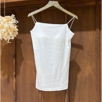 CLOCHE  カップ付バックオープンキャミソール