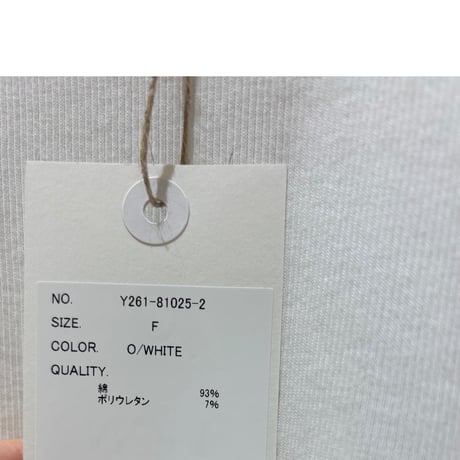 YENN  SHORT SLEEVE RIB TEE