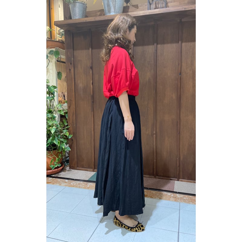 HERMES リネンスカート サイズ42 収納袋付き 美品　麻100% HERMES リネンスカート サイズ42 収納袋付き 美品 麻100%
