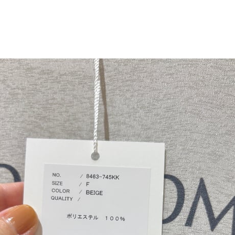 CHIGNON   PHOTOシアーTee (ベージュ)