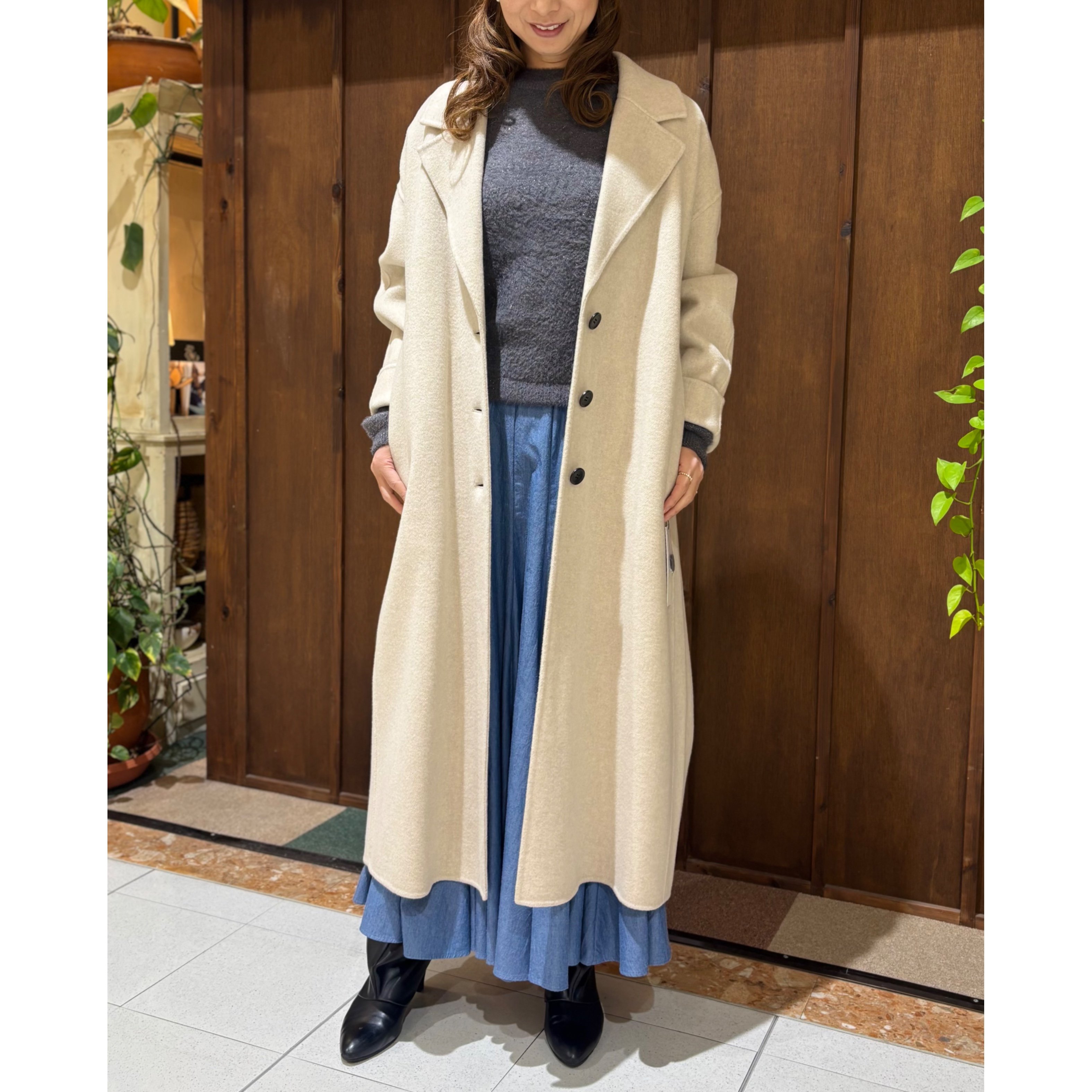 CLOCHE ウールロングコート | selectshop_freedom STORE