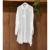 CLOCHE  リネンロングシャツ